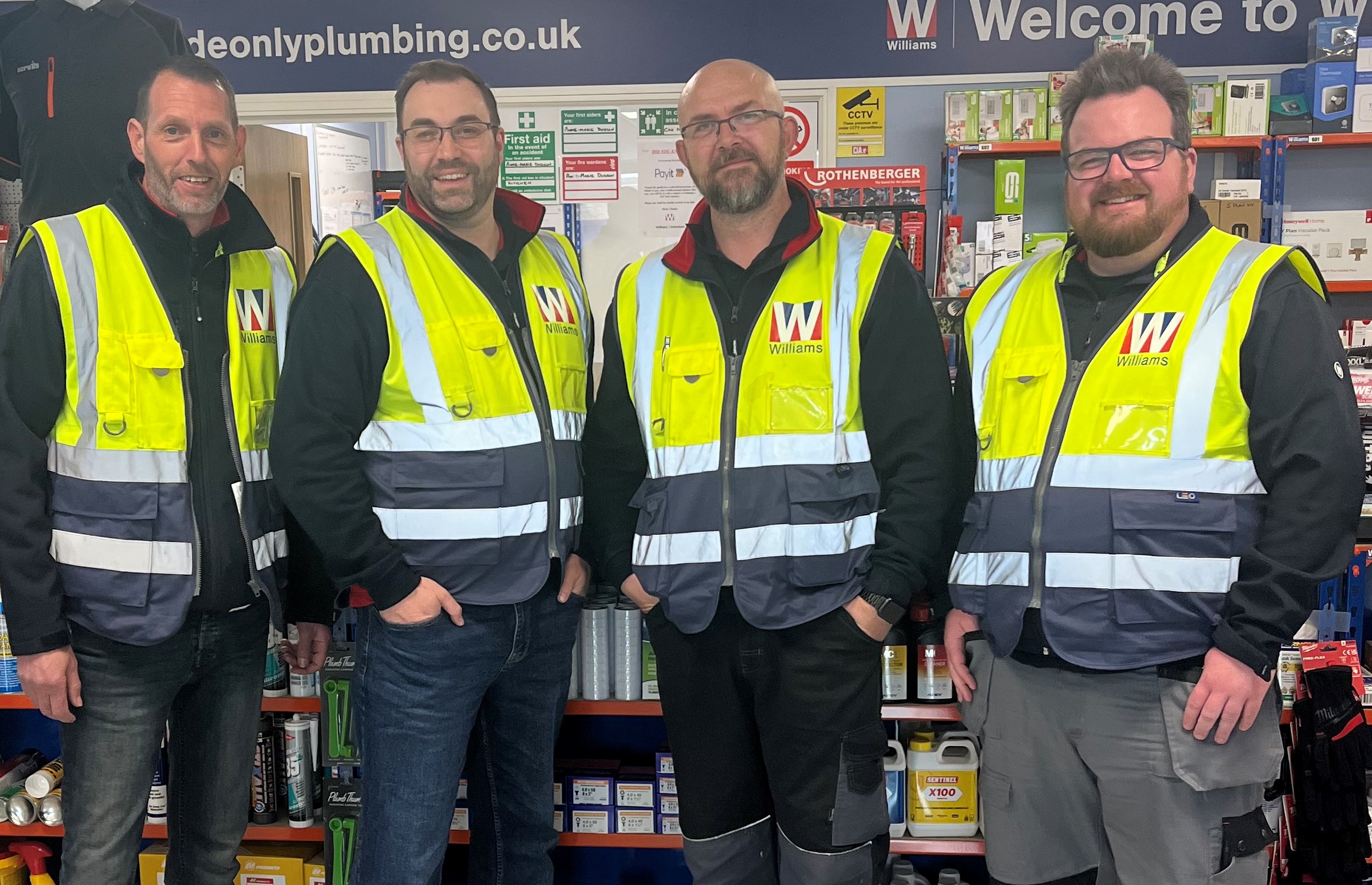 Meet the Gloucester Team! Williams Trade Only Plumbing & Heating Supplies